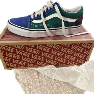 VANS Old Skool (Retro Court)Multi/Tr Wht 8W/6.5M